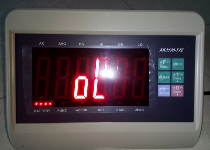 6 индикатор веса СИД цифров чисел для масштабов пола веся