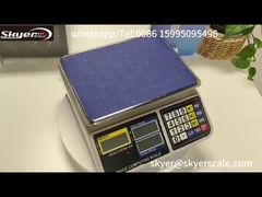 Цифровая весовая шкала весом 30 кг с LCD-дисплеем с подсветкой