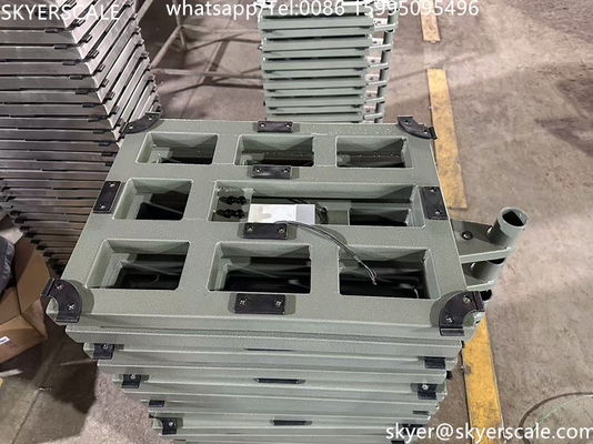 Цифровая электронная шкала 60x80 см 600 кг из углеродистой стали