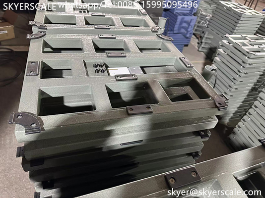 Цифровая электронная шкала 60x80 см 600 кг из углеродистой стали