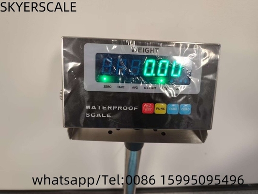 40x50cm 150kg Весы платформы Весы из нержавеющей стали с зеленым светодиодным водонепроницаемым индикатором