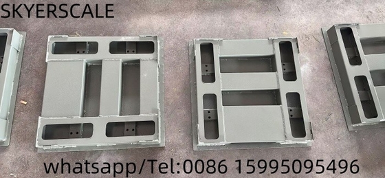 Углеродистая стальная платформа для взвешивания пола 1.22x1.22m 3t с индикатором взвешивания XK315A1X