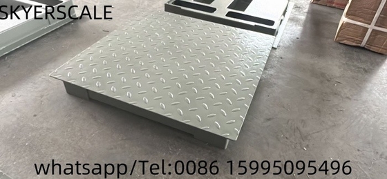 Углеродистая стальная платформа для взвешивания пола 1.22x1.22m 3t с индикатором взвешивания XK315A1X