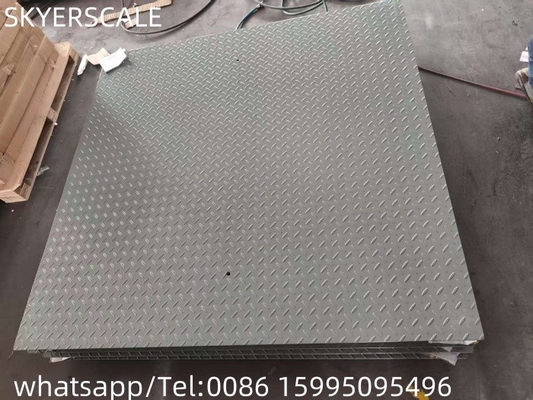 Тяжелое грузовое весы 1.2x1.5m платформа взвешивание весы Углеродистая сталь 3000kg