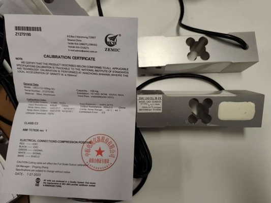 zemic L6E3 300 кг Испытание баланса нагрузочных элементов с датчиками давления для электронного ценообразования