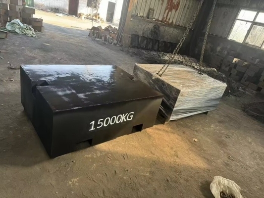15000 кг весовая плита из литого железа, устойчивая к коррозии для крупномасштабных инструментов измерения и измерения