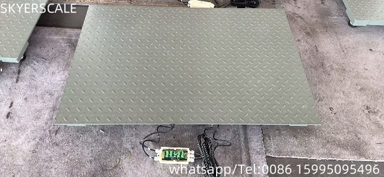 Медленная сталь 0,8mx1,2m Платформа 3 тонны тяжелая весовая шкала Промышленная шкала