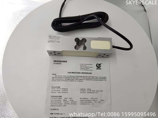 Сертификат Zemic L6E 100 кг OIML для цифровой весы