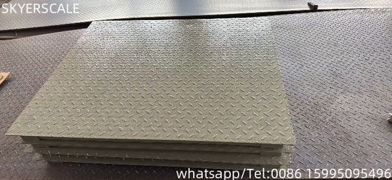 Весы для промышленных полов 1.2x2 м с номинальной нагрузкой 3000 кг и светодиодным / ЖК-дисплеем
