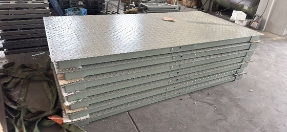 Весы для промышленных полов 1.2x2 м с номинальной нагрузкой 3000 кг и светодиодным / ЖК-дисплеем