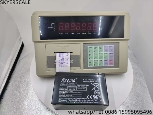 Монитор весового индикатора пластмассовый YAOHUA XK3190-A9P Встроенный в принтер для веса грузовика