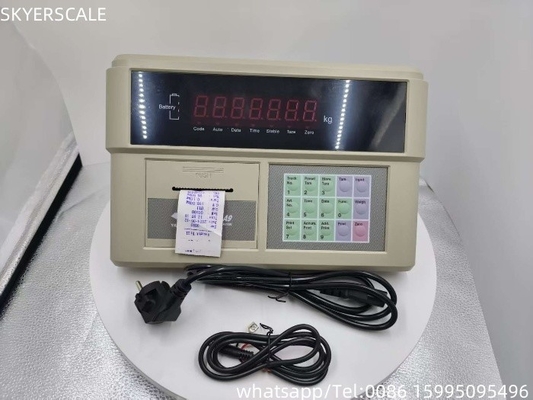 Монитор весового индикатора пластмассовый YAOHUA XK3190-A9P Встроенный в принтер для веса грузовика
