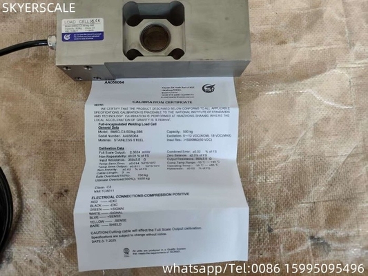BM6G 500kg нагрузочный элемент ZEMIC одноточечный датчик OIML Принято для электронной весы