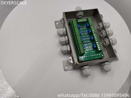 Нержавеющая сталь 8 линии регулировать сигнал сумма коробка подключить 8pcs грузовой ячейки для грузовиков веса