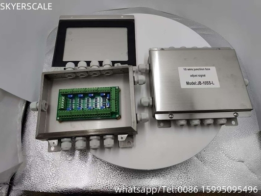 Водостойкость IP67 нержавеющая сталь соединительная коробка 10 проволока для веса