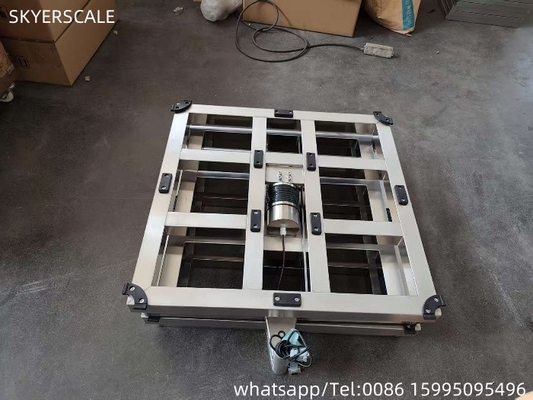 304 нержавеющая сталь 500x500 мм 500 кг Цифровая скамейка шкалы с платформой