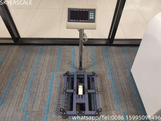 Цифровая углеродистая сталь 45x60см 300кг Платформенная шкала Шкала с указателем веса T7+E