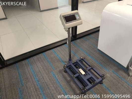 Цифровая углеродистая сталь 45x60см 300кг Платформенная шкала Шкала с указателем веса T7+E
