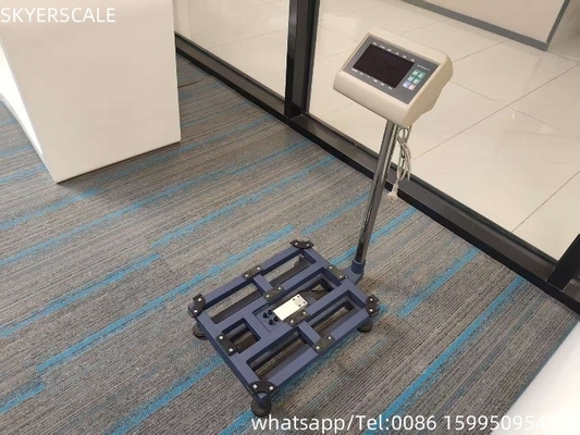 Цифровая углеродистая сталь 45x60см 300кг Платформенная шкала Шкала с указателем веса T7+E