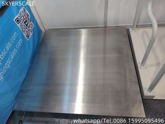 Тяжелая электронная 304 полная платформа из нержавеющей стали Полевая шкала 1,2x1,2 м 3 тонны