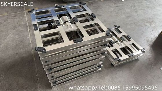 304 Нержавеющая сталь Высокая точность 450 * 600 мм Диапазон 300 кг Электронная весовая шкала