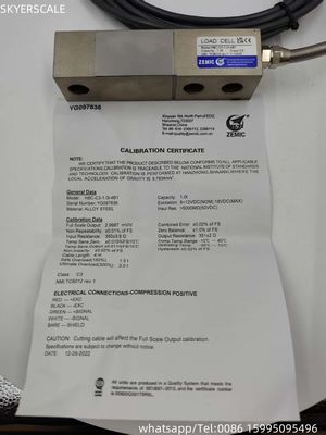 Zemic H8C-C3-1T Одноточечный датчик силовой нагрузки 1000 кг