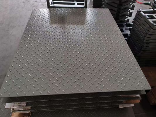 Электронная тяжелая весовая шкала 0,8x1,2 м 3 тонны полная шкала для промышленного использования
