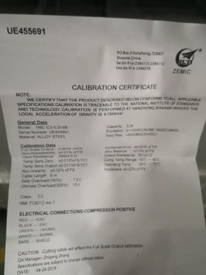 Масло ячейки загрузки машины веса луча H8C -2t ножниц Zemic придает непроницаемость анти- корозия