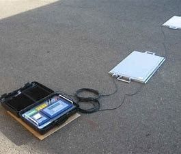 алюминиевый корабль 15T веся масштабы рессорной подушки оси с дисплеем LCD